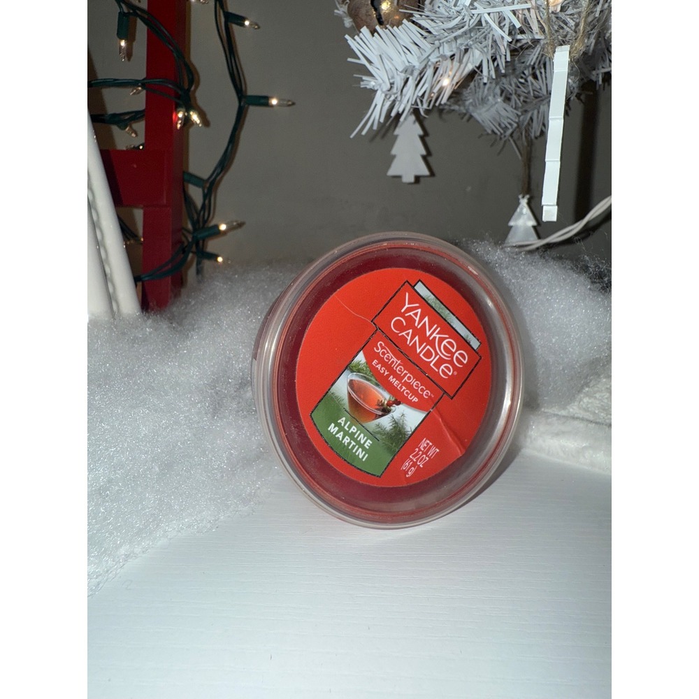 Yankee Candle Scenterpiece Alpine Martini Easy Melt Cup Red Fragrance